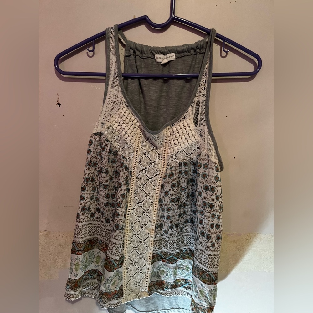 Boho tank.